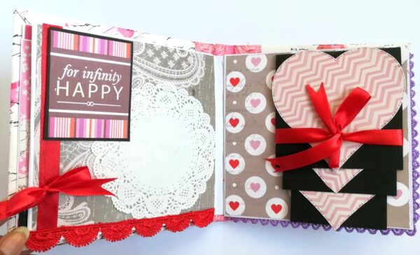 Love Mini Scrapbook Handmade Gift image Love Mini Scrapbook Handmade Gift image