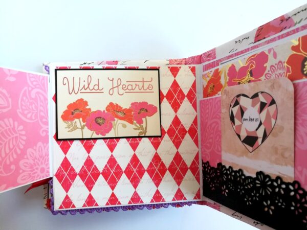 Love Mini Scrapbook Handmade Gift image Love Mini Scrapbook Handmade Gift image