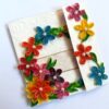 Multicolor Flowers Mini Scrapbook Greeting Card image