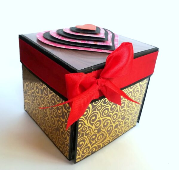 Golden Memories Romantic Explosion Box Gift Anniversary Love image