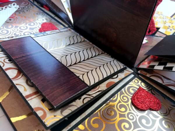 Golden Memories Romantic Explosion Box Gift Anniversary Love image