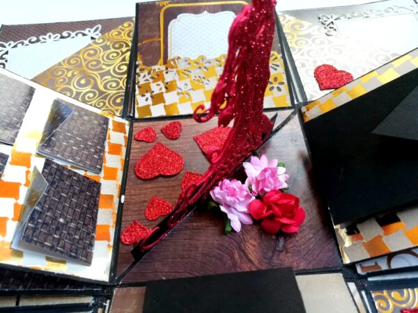 Golden Memories Romantic Explosion Box Gift Anniversary Love image