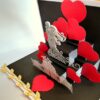 Magic Wand Quilled Hearts Pop up Greeting Card Gift image