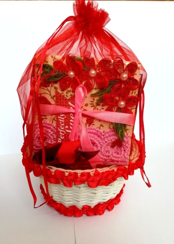 Valentine Handmade Gifts Teddy Hamper image Valentine Handmade Gifts Teddy Hamper image
