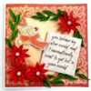 Quilled Red Flowers Love Greeting Card image