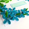 All Blues Quilled Corner Greeting Card image All Blues Quilled Corner Greeting Card image