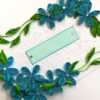All Blues Quilled Corner Greeting Card image All Blues Quilled Corner Greeting Card image