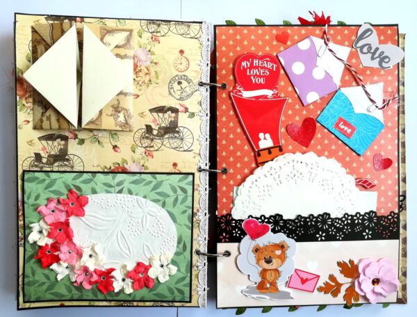 Dream Catcher Love Handmade Scrapbook image Dream Catcher Love Handmade Scrapbook image