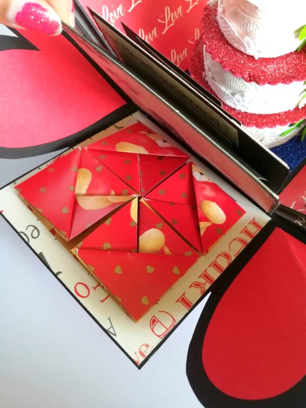 Love Explosion Box With Battery Light Cake image Love Explosion Box With Battery Light Cake image