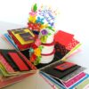Love and Birthday Explosion Box With Battery Light Cake image