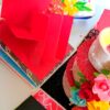 Love and Birthday Explosion Box With Battery Light Cake image
