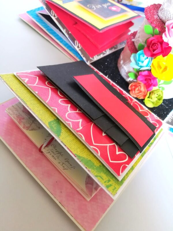 Love and Birthday Explosion Box With Battery Light Cake image
