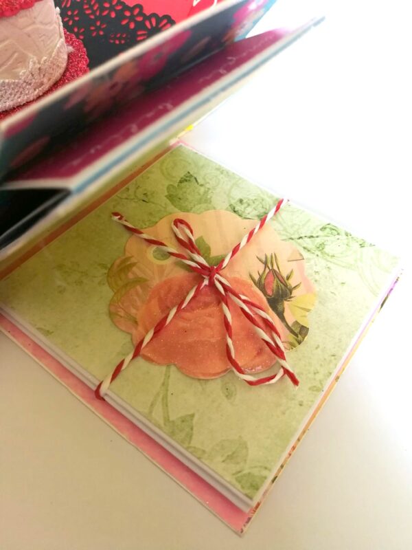 Love and Birthday Explosion Box With Battery Light Cake image