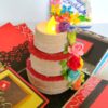 Love and Birthday Explosion Box With Battery Light Cake image