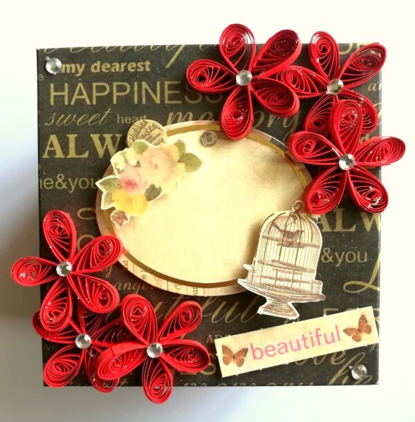 Love Explosion Box With Battery Light Cake image Love Explosion Box With Battery Light Cake image