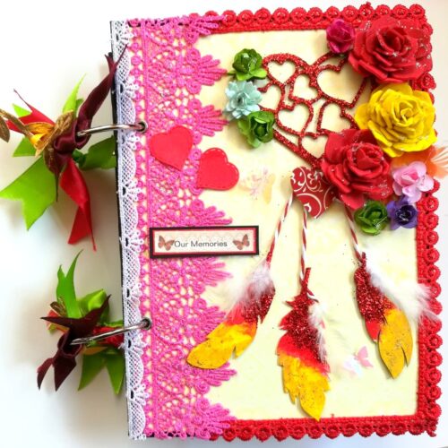 Dream Catcher Love Handmade Scrapbook image