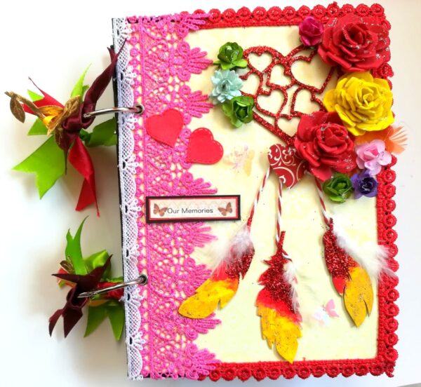 Dream Catcher Love Handmade Scrapbook image