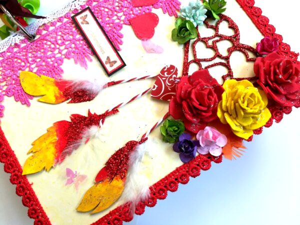 Dream Catcher Love Handmade Scrapbook image