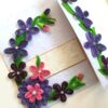 Purple Themed Mini Scrapbook Greeting Card image Purple Themed Mini Scrapbook Greeting Card image