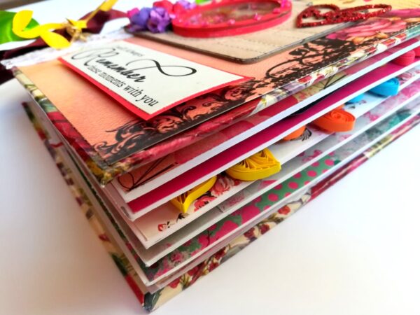 Handmade Birthday Quilled Scrapbook image Handmade Birthday Quilled Scrapbook image