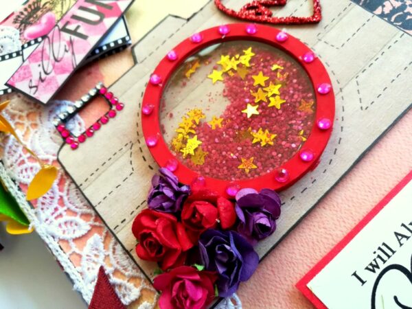 Handmade Birthday Quilled Scrapbook image Handmade Birthday Quilled Scrapbook image