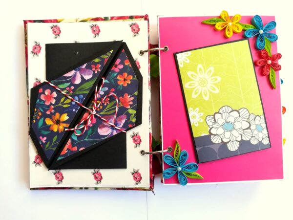 Handmade Birthday Quilled Scrapbook image Handmade Birthday Quilled Scrapbook image