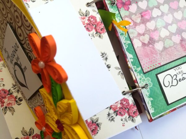 Handmade Birthday Quilled Scrapbook image Handmade Birthday Quilled Scrapbook image