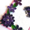 Purple Themed Corner With Butterfly Greeting Card image