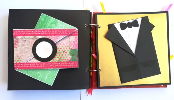 Male Birthday Origami Scrapbook image Male Birthday Origami Scrapbook image