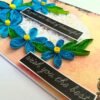 Blue Quilled Birthday Greeting card image