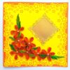 Orange Quilled Flowers Greeting Card image Orange Quilled Flowers Greeting Card image