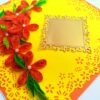 Orange Quilled Flowers Greeting Card image Orange Quilled Flowers Greeting Card image