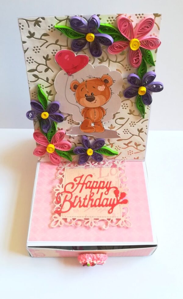 Card With Drawer Gift Greeting Card image Card With Drawer Gift Greeting Card image