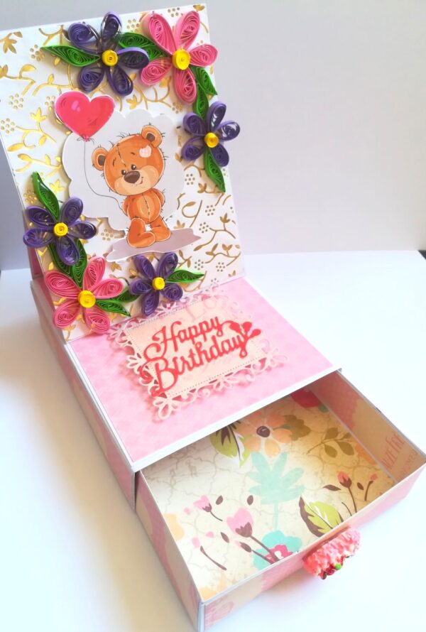 Card With Drawer Gift Greeting Card image Card With Drawer Gift Greeting Card image
