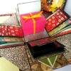 Multicolor Flowers Birthday Exploding Box image Multicolor Flowers Birthday Exploding Box image