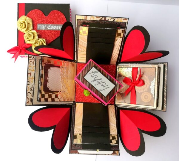 Golden and Red Love Explosion box image Golden and Red Love Explosion box image