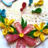 Birthday Cake and Balloons Greeting Card image
