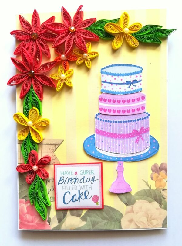 Cut The Cake Birthday Greeting Card image Cut The Cake Birthday Greeting Card image