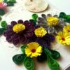 Quilled Purple and Variety Flowers Card image