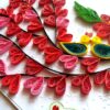 Quilled Love Tree With Birds Greeting Card image Quilled Love Tree With Birds Greeting Card image