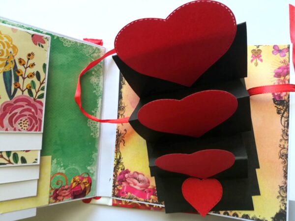 Love and Birthday Handmade Scrapbook image