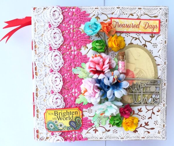 Love and Birthday Handmade Scrapbook image