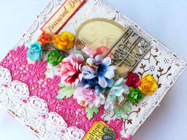 Love and Birthday Handmade Scrapbook image