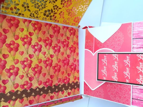 Love and Birthday Handmade Scrapbook image
