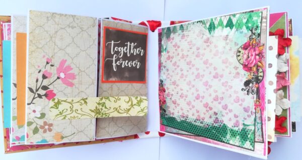 Love and Birthday Handmade Scrapbook image