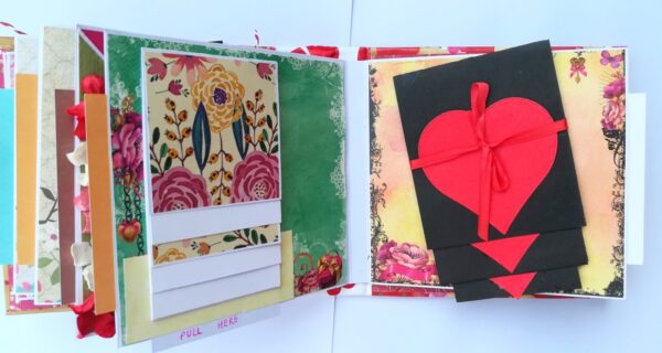 Love and Birthday Handmade Scrapbook image