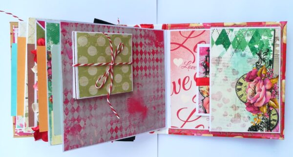 Love and Birthday Handmade Scrapbook image
