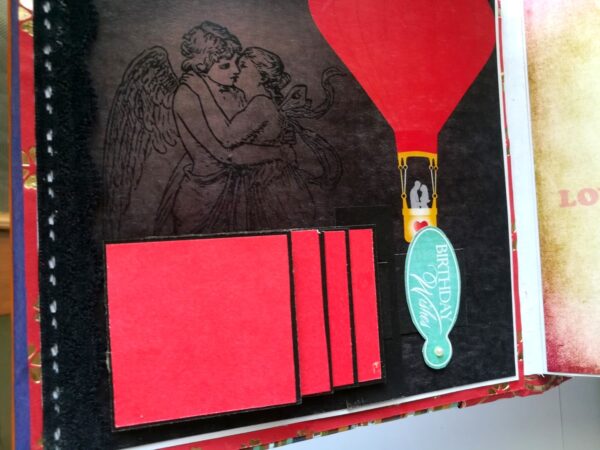 Moments Love and Birthday Quilled Scrapbook image