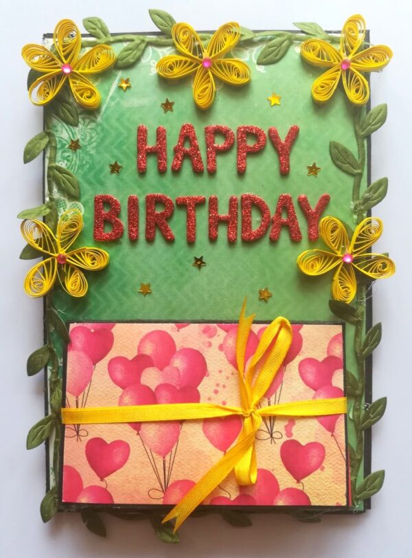 Birthday Mini Scrapbook Greeting Card image Birthday Mini Scrapbook Greeting Card image