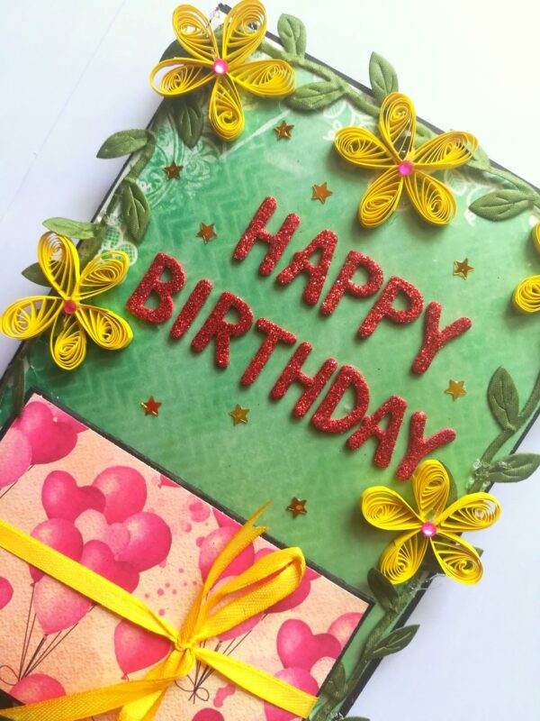 Birthday Mini Scrapbook Greeting Card image Birthday Mini Scrapbook Greeting Card image